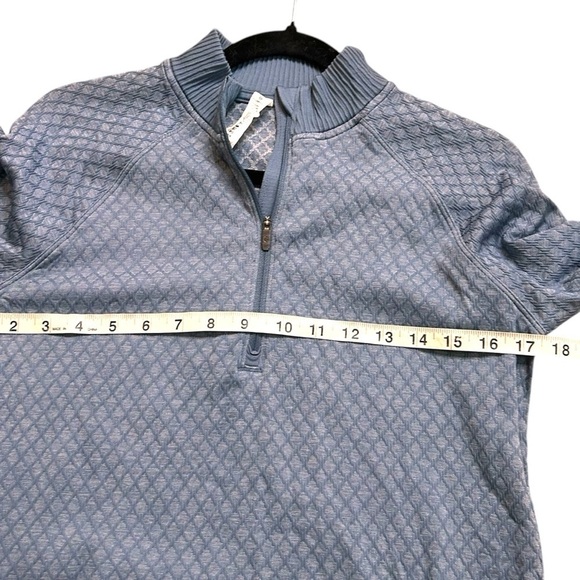 Lululemon Rest Less 1/2 Zip- Thick Long Sleeve Running Top-Size 10 - Picture 11 of 12